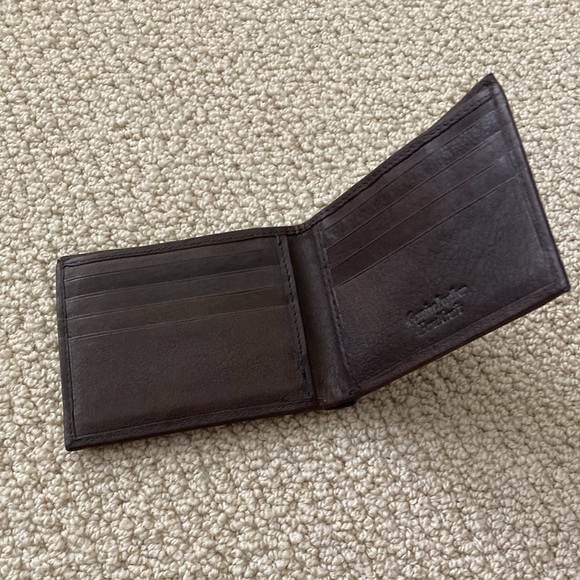 NEW Genuine Leather Bifold Star of David Wallet Brown 4.5” x 3.5” Handcrafted